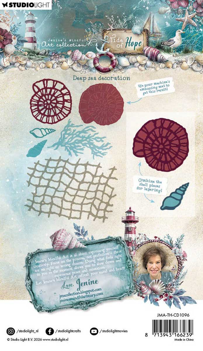 Jenine's Mindful Art Tide Of Hope Collection - Cutting Die Set - Deep Sea Decoration [JMA-TH-CD1096] - Image 2