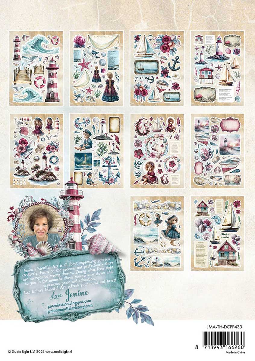 Jenine's Mindful Art Tide Of Hope Collection - Die Cut Paper Pad [JMA-TH-DCPP433] - Image 2