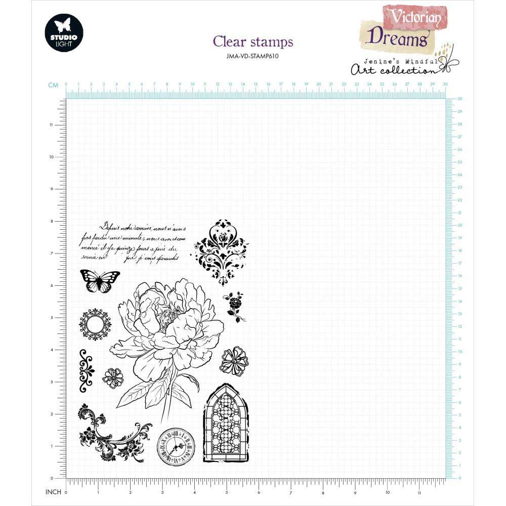 Jenine's Mindful Art Victorian Dreams Collection - Clear Stamp Set 