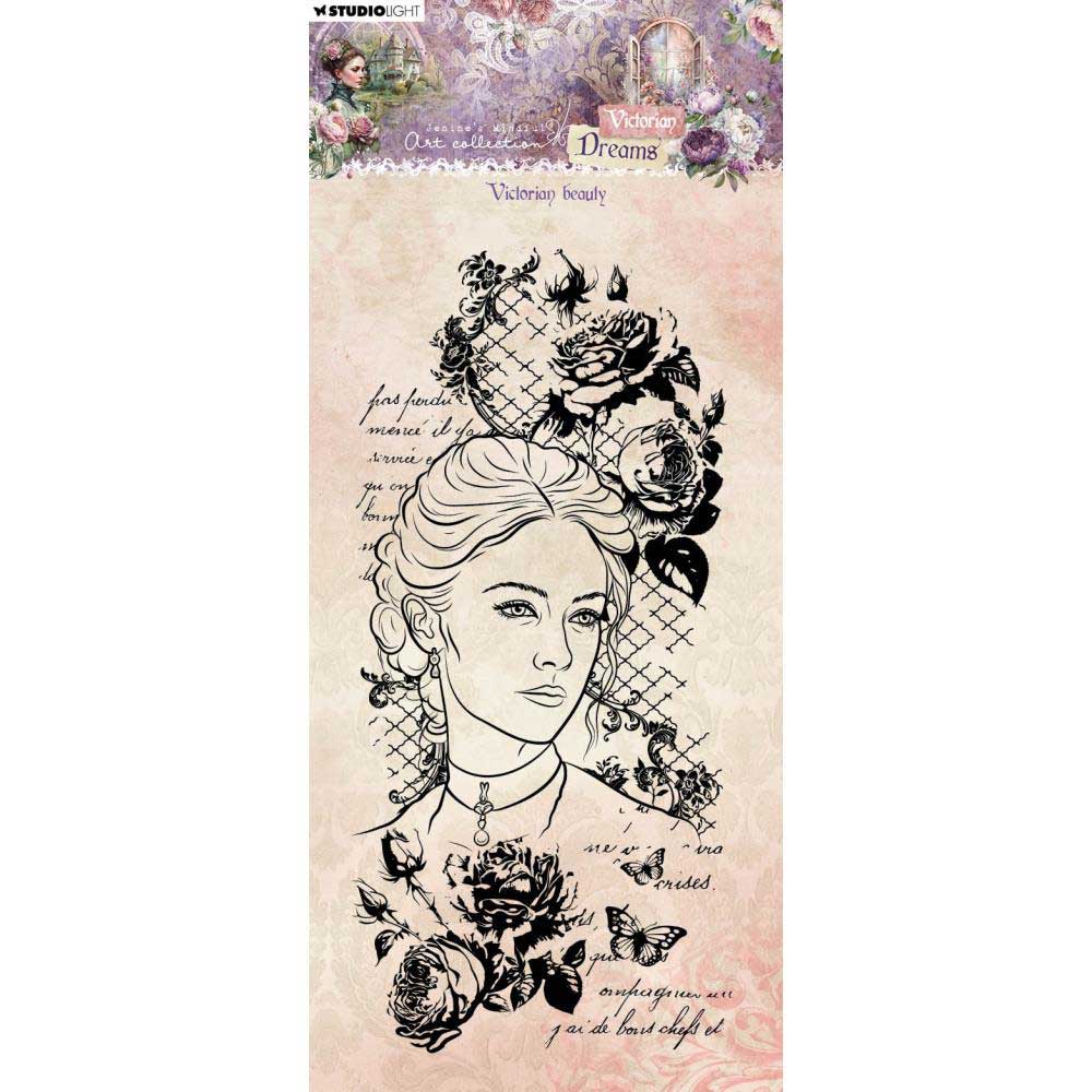 Jenine's Mindful Art Victorian Dreams Collection - Clear Stamp - Victorian  Beauty [JMA-VD-STAMP609] - Joggles.com