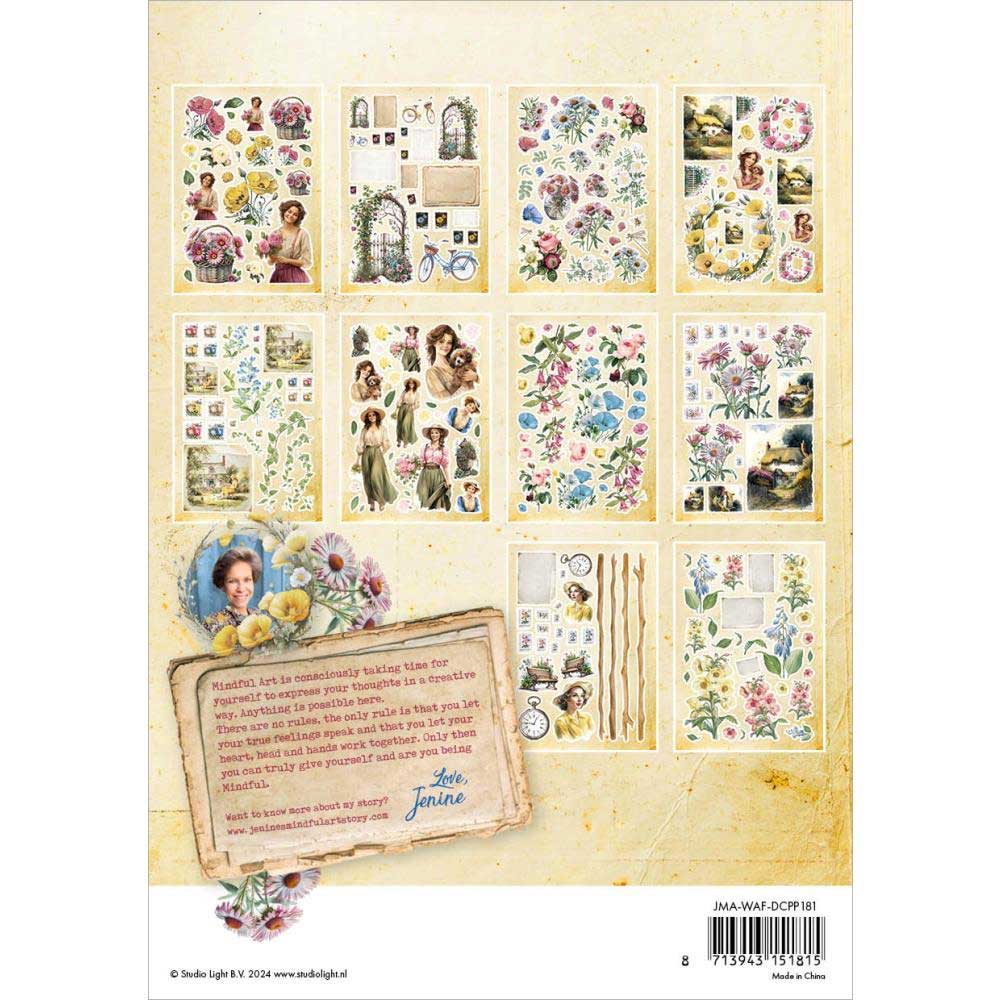 Jenine's Mindful Art Wild & Free Collection - A5 Die Cut Paper Pad [JMA-WAF-DCPP181] - Image 2