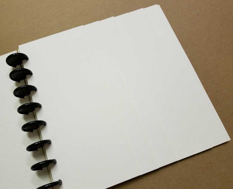 Joggles Disc Bound Watercolor Journal with Cascading Pages - 9" x 9" [57069] - Image 2