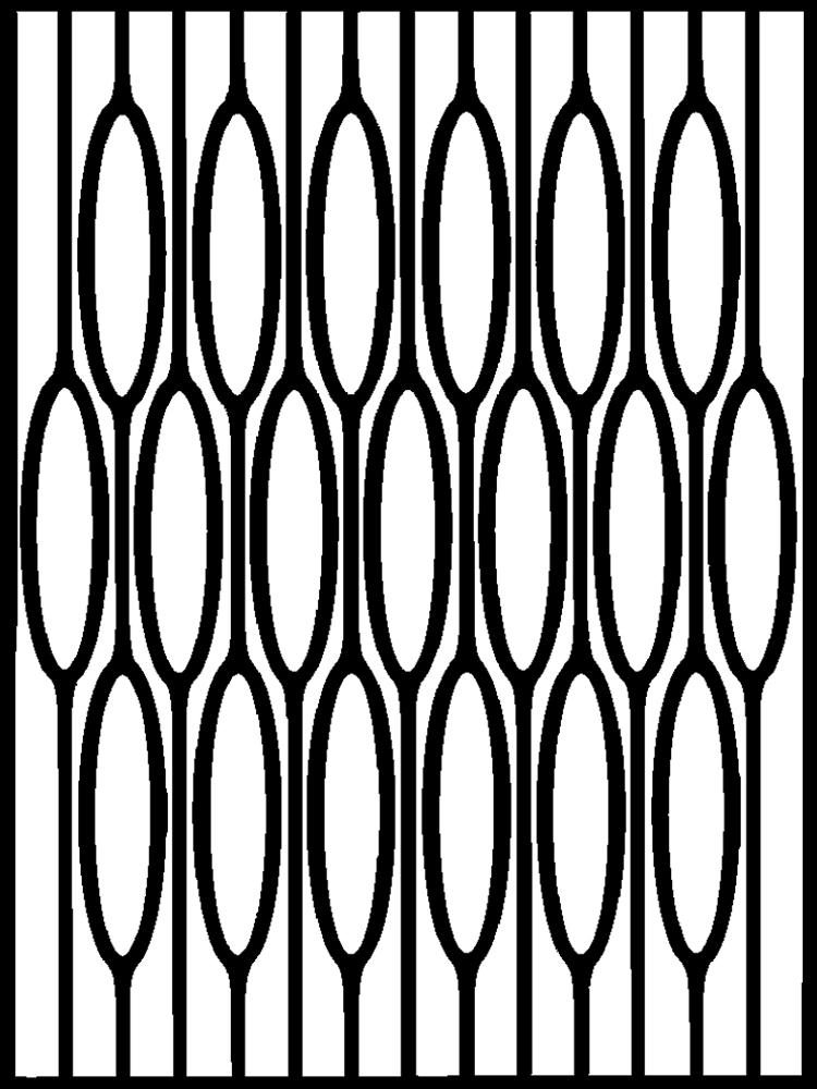 Joggles / FMD Designs Stencil - Mid Century Modern - Tethered Ovals ...