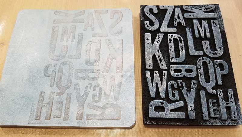 Joggles Foam Stamp - Alpha Stack MONOPRINT [57616] - Image 2