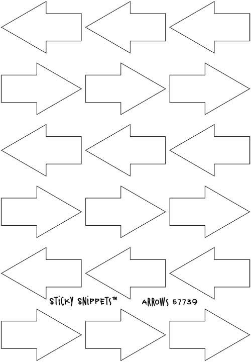Joggles Sticky Snippets - Arrows [57739]
