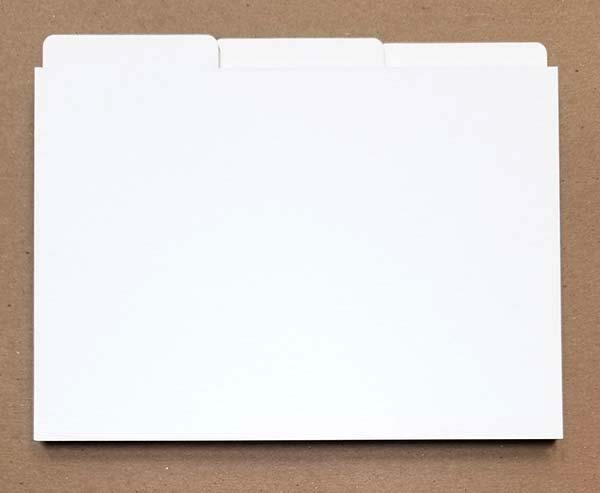 Index Cards Guide Dividers 3X5 Inches, the Blank Index Cards Guide