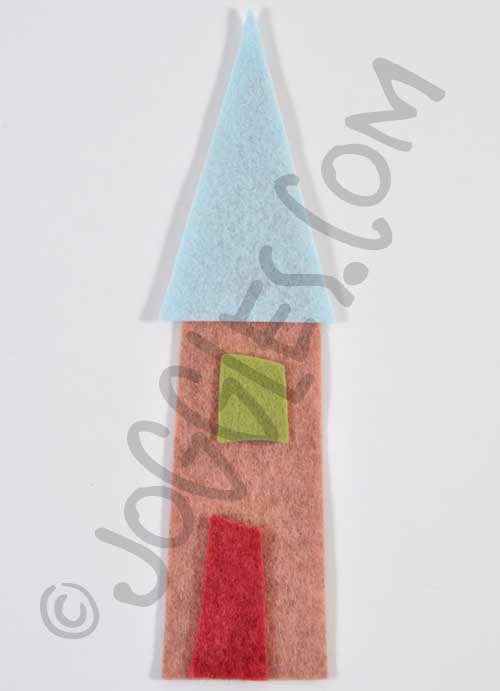 Joggles Wonky Wool Felt House #1 - Colorway A [56857]