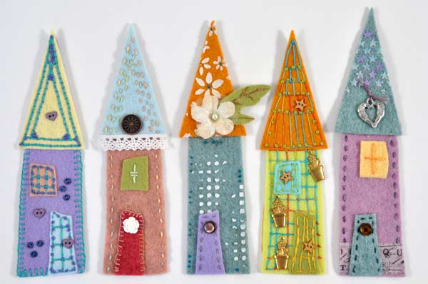 Joggles Wonky Wool Felt House #1 - Colorway A [56857] - Joggles.com