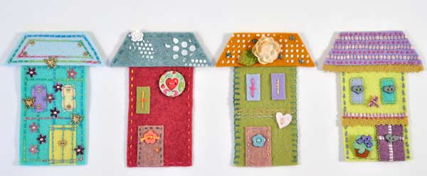 Joggles Wonky Wool Felt House #2 - Colorway C [56862] - Image 2