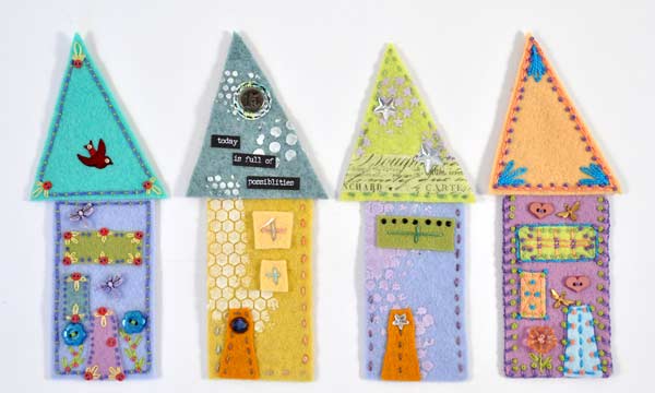 Joggles Wonky Wool Felt House #3 - Colorway C [56865] - Joggles.com