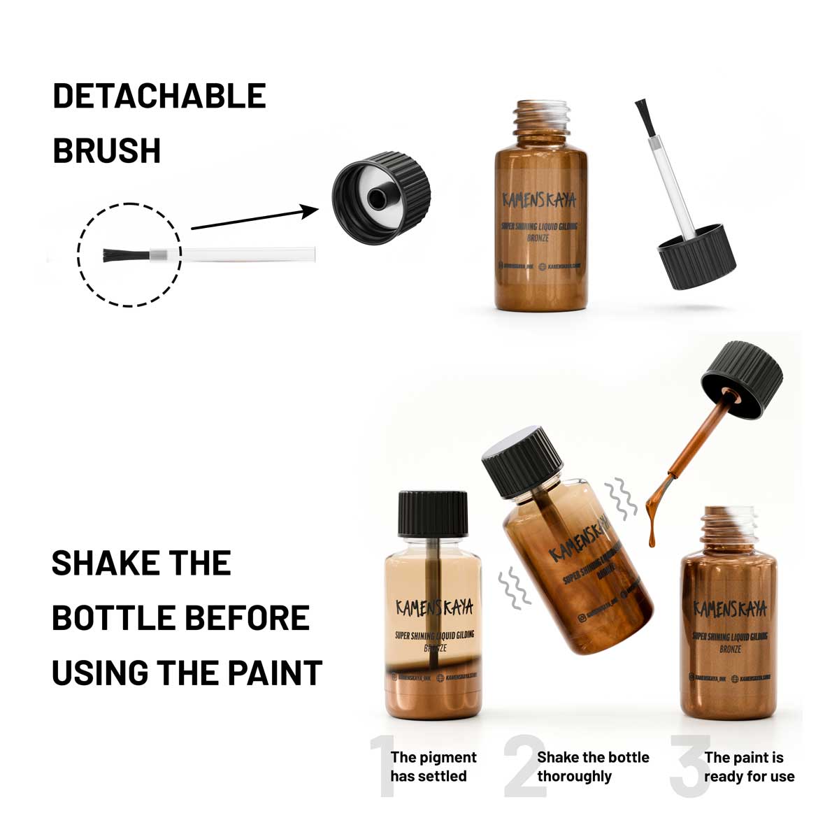 Kamenskaya Liquid Gilding - Bronze - Image 3