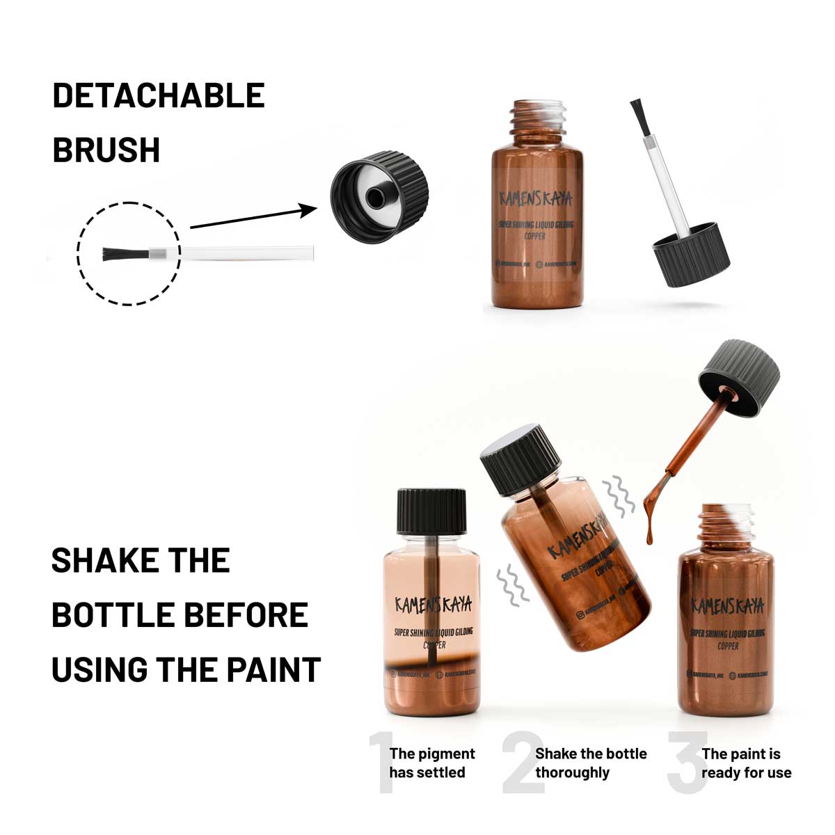 Kamenskaya Liquid Gilding - Copper - Image 3