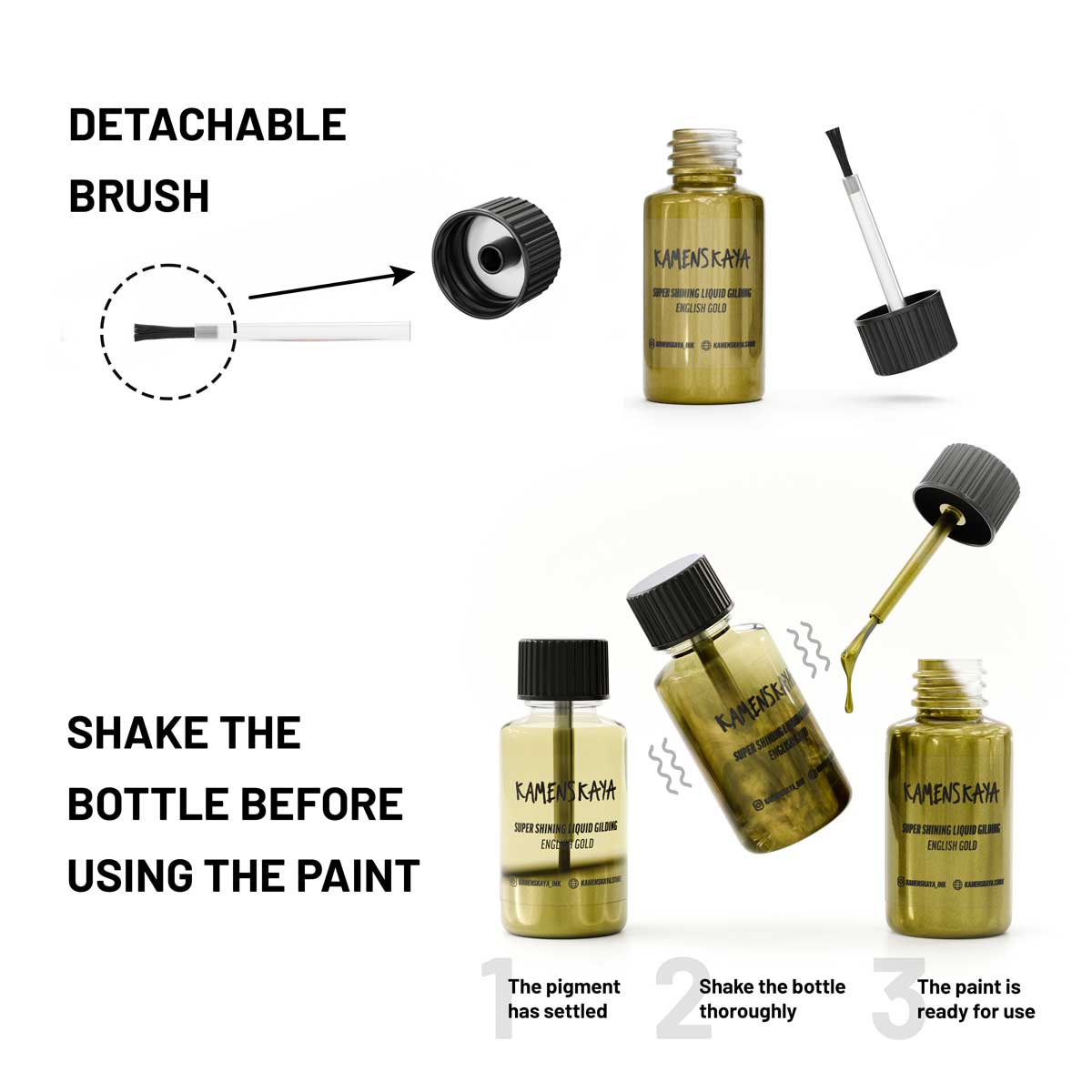 Kamenskaya Liquid Gilding - English Gold - Image 3