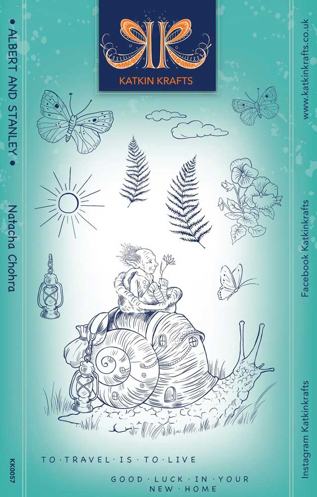 Katkin Krafts Clear Stamp Set - Albert And Stanley [KK0057]