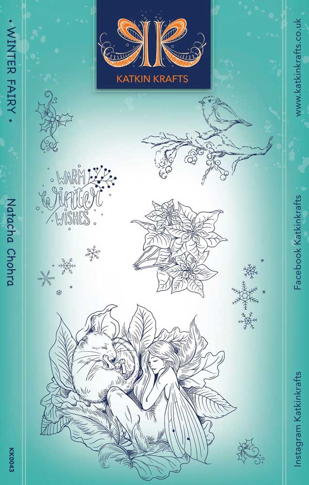 Katkin Krafts Clear Stamp Set - Winter Fairy [KK0043]