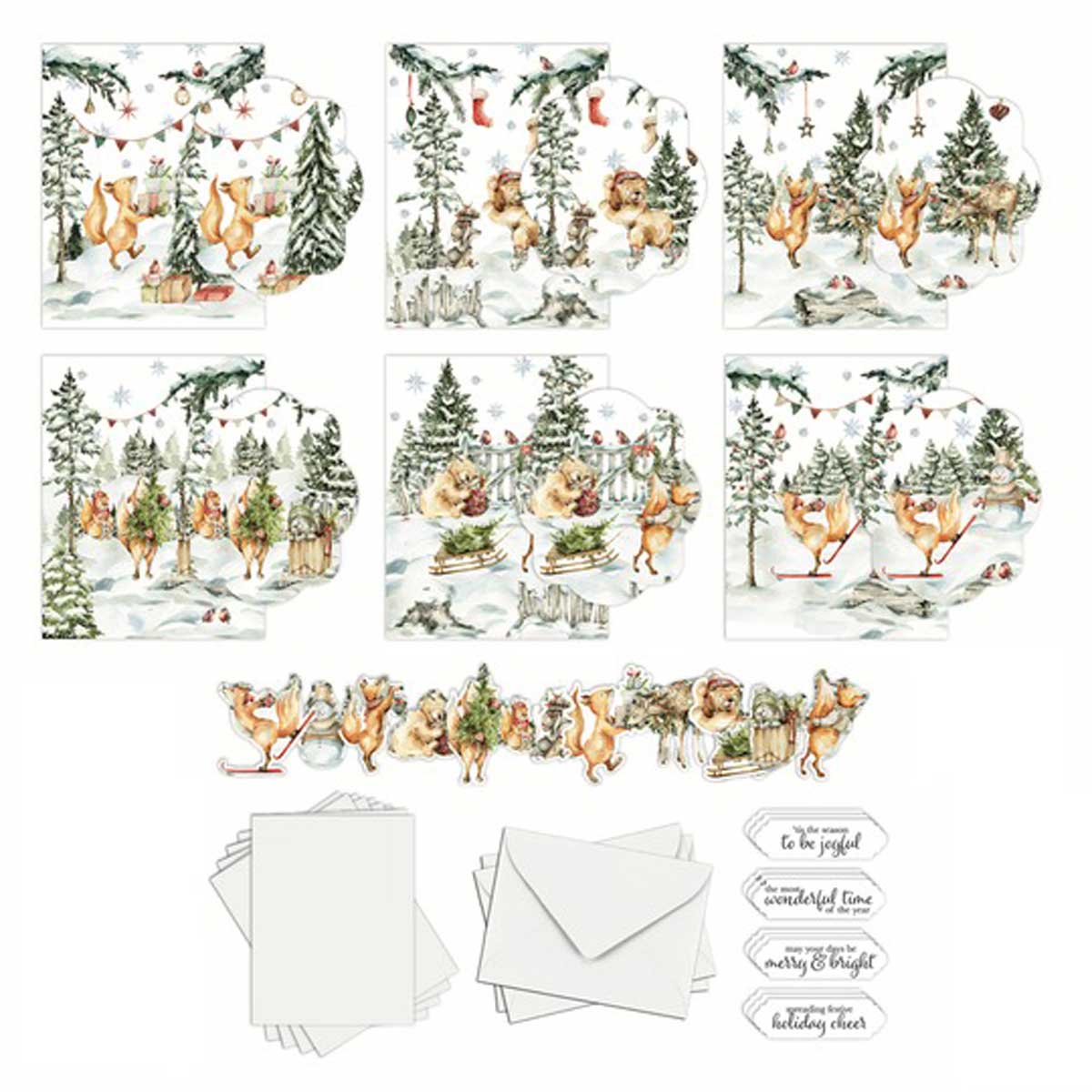 LDRS Creative Cardmarking Kit - Woodland Christmas [4174] - Image 2