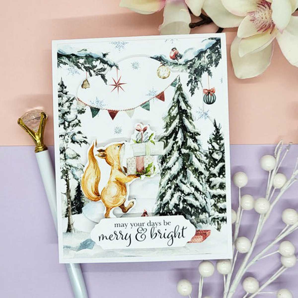 LDRS Creative Cardmarking Kit - Woodland Christmas [4174] - Image 3