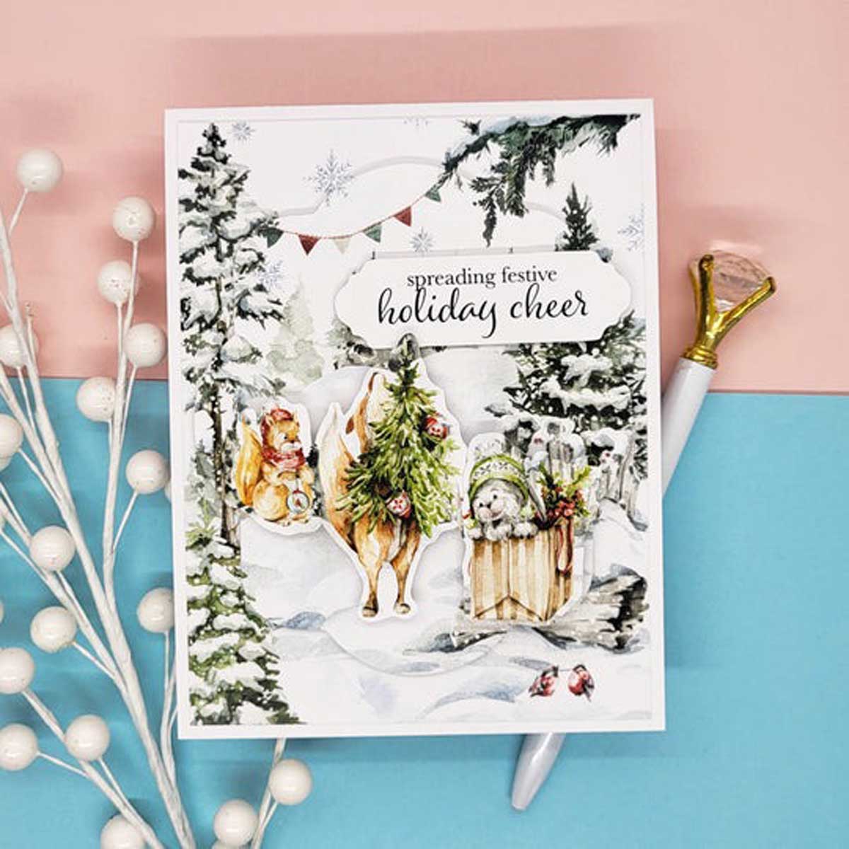 LDRS Creative Cardmarking Kit - Woodland Christmas [4174] - Image 4