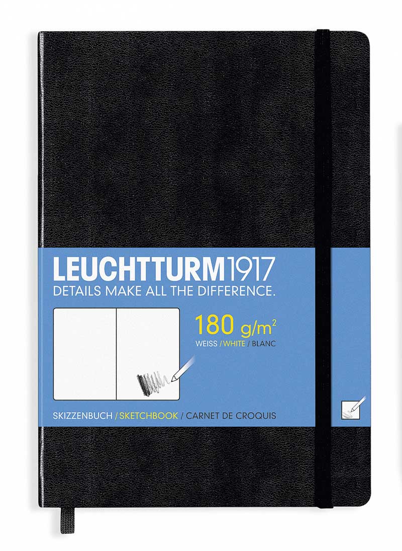 Leuchtturm1917 Sketchbook Medium A5 Black