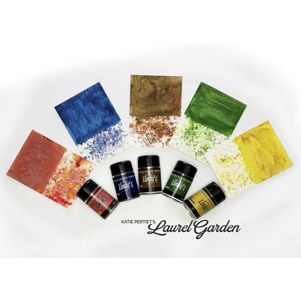 Lindy's Stamp Gang Magical Shakers - Laurel Garden Set Of 5 - Image 2