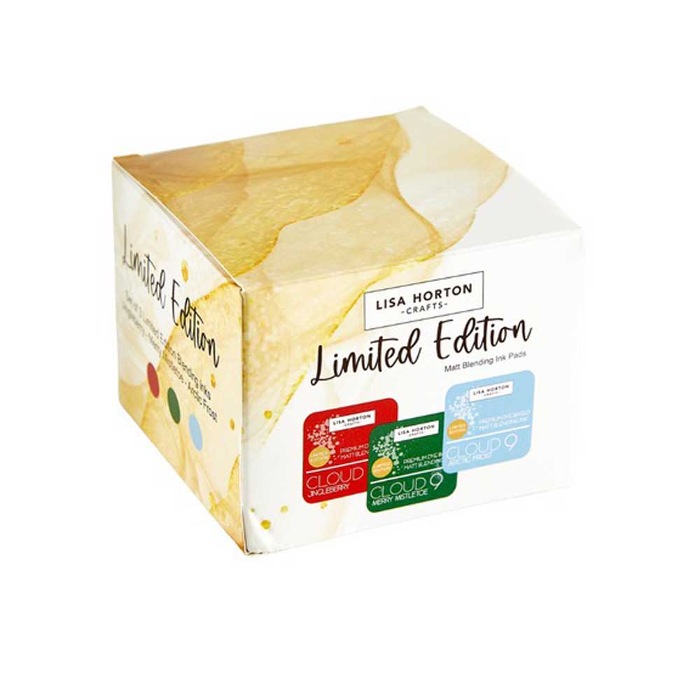 Lisa Horton Crafts Limited Edition Matt Blending Ink Pads - Arctic Frost, Jingleberry & Merry Mistletoe [LHCIP177] - Image 2