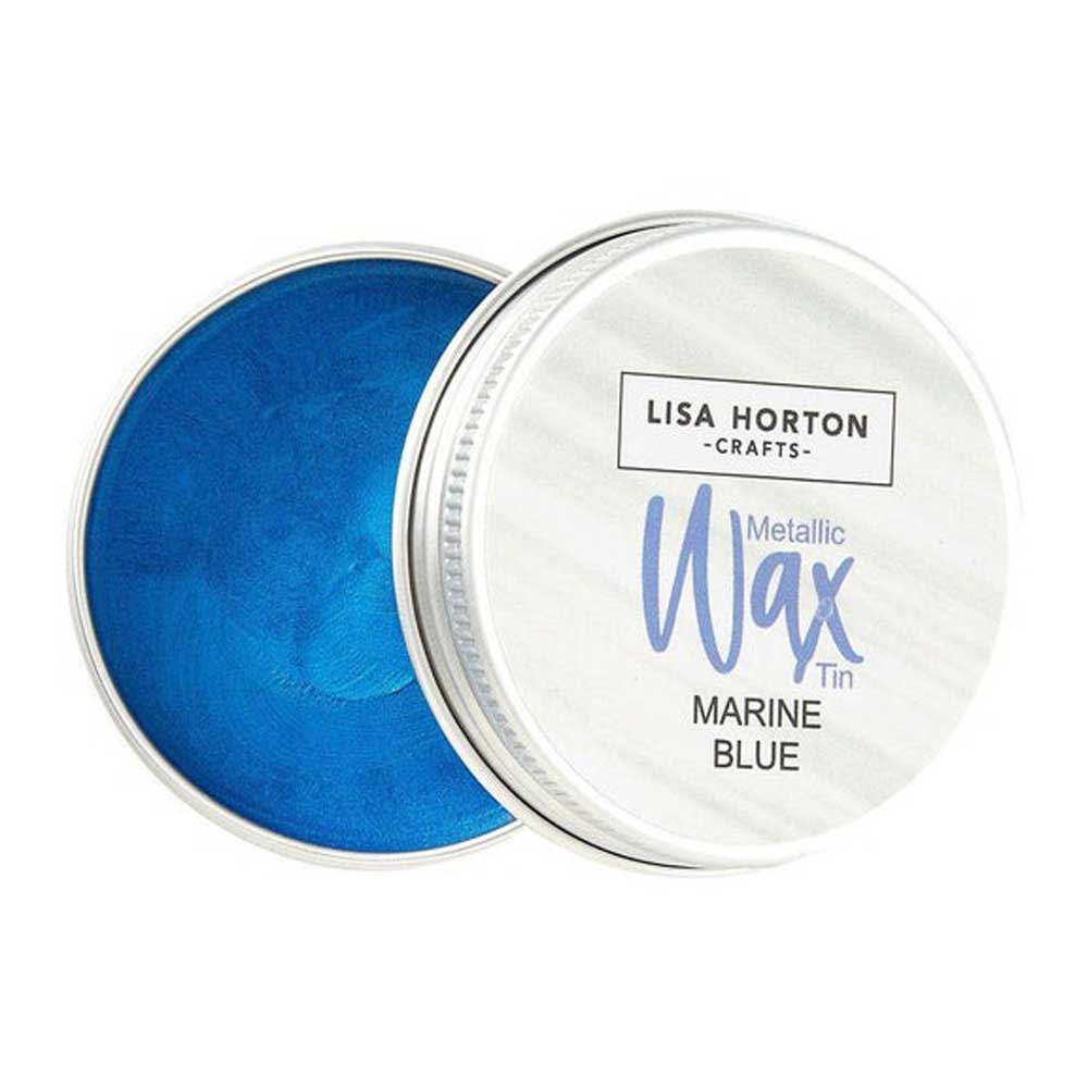 Lisa Horton Crafts Metallic Wax - Marine Blue [LHCIP192] - Image 2