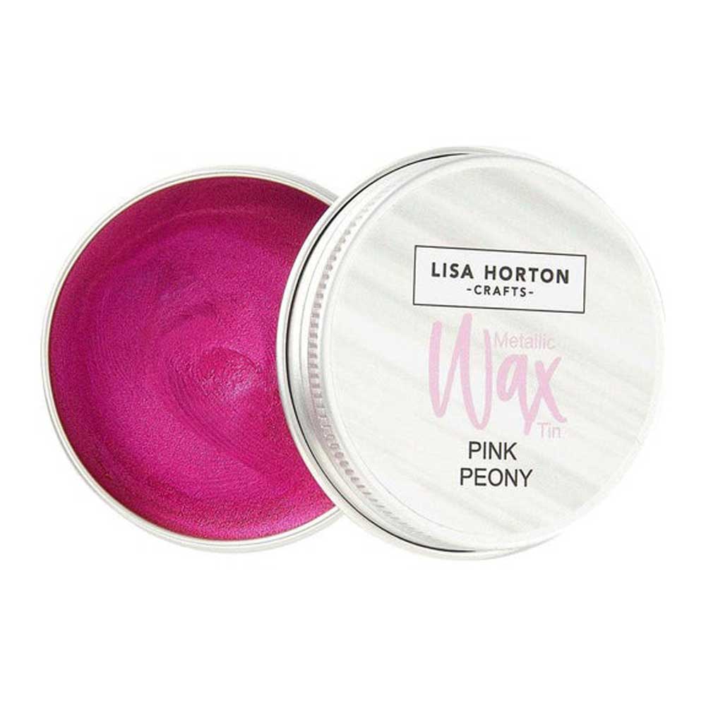Lisa Horton Crafts Metallic Wax - Pink Peony [LHCIP191] - Image 2