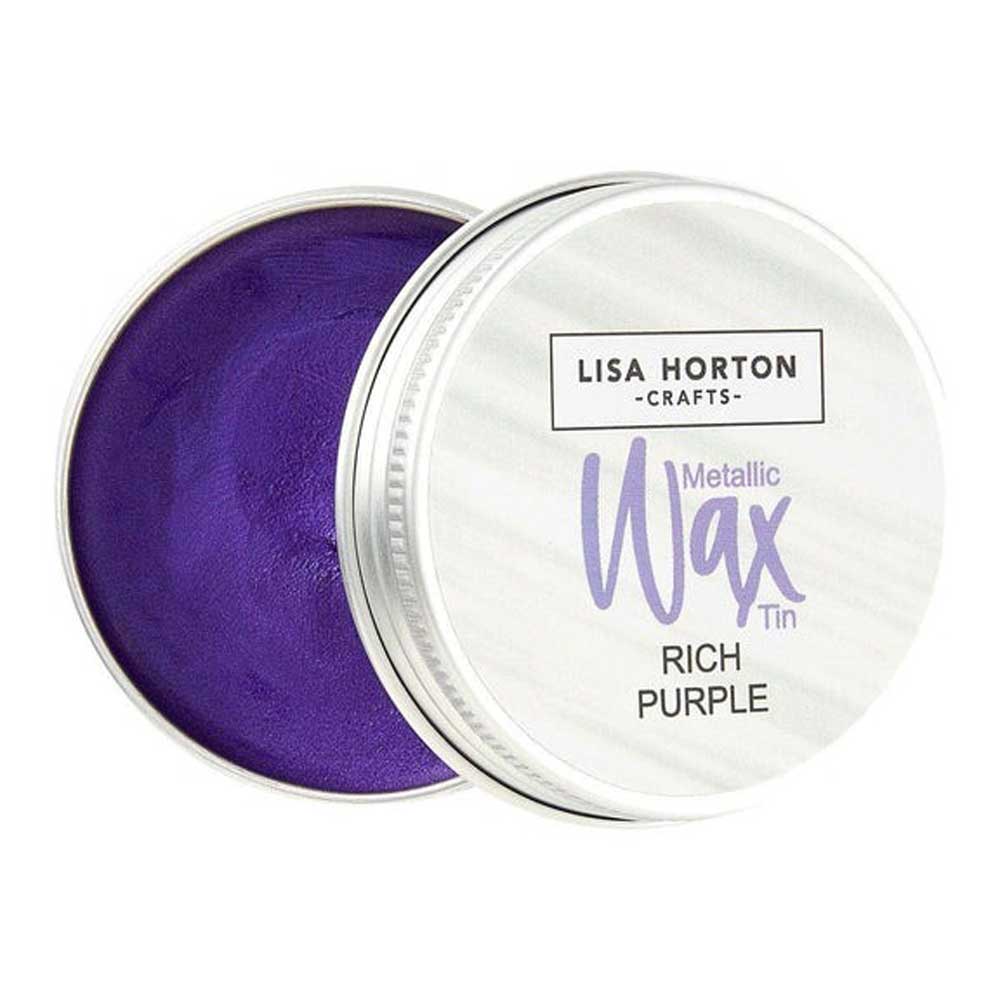 Lisa Horton Crafts Metallic Wax - Rich Purple [LHCIP190] - Image 2