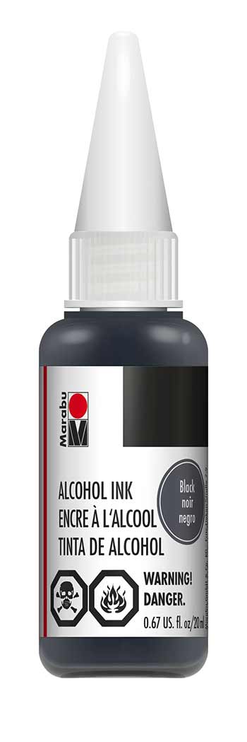 Marabu Alcohol Ink Black Alcohol Ink