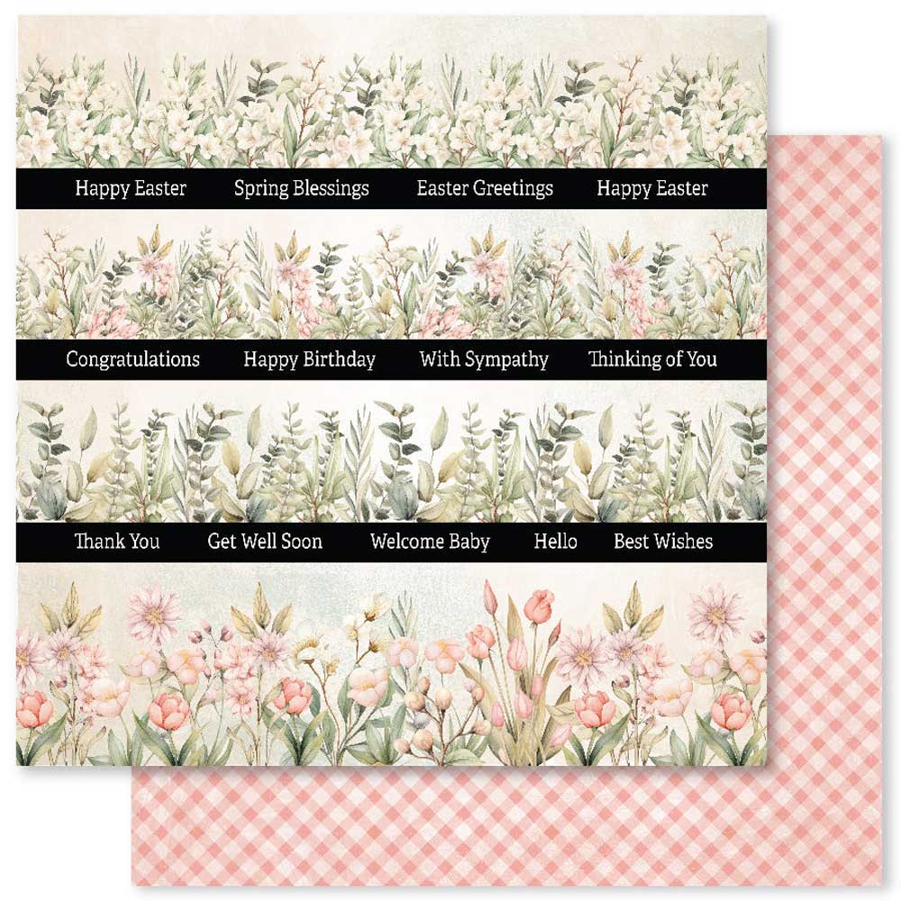 Paper Rose 12" x 12" Paper Pad - Easter Memories [33969] - Image 4