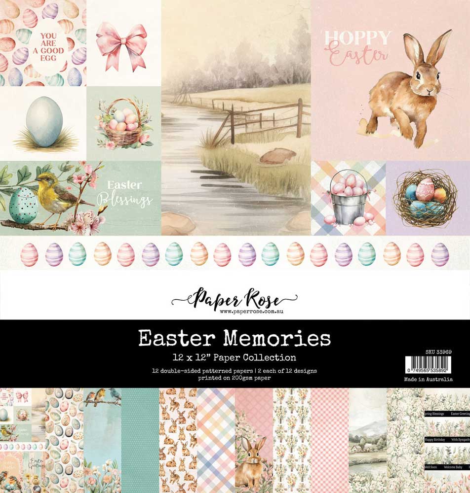Paper Rose 12" x 12" Paper Pad - Easter Memories [33969]