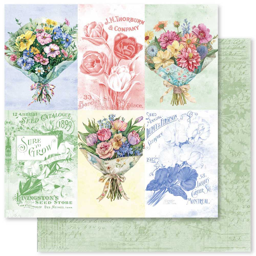Paper Rose 12" x 12" Paper Pad - Flower Shoppe [33234] - Image 5