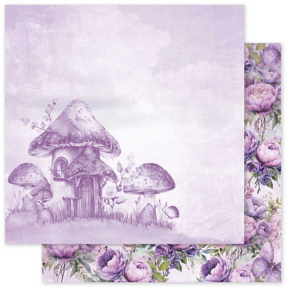 Paper Rose 12" x 12" Paper Pad - Lavender & Fairies Basics [33501] - Image 3