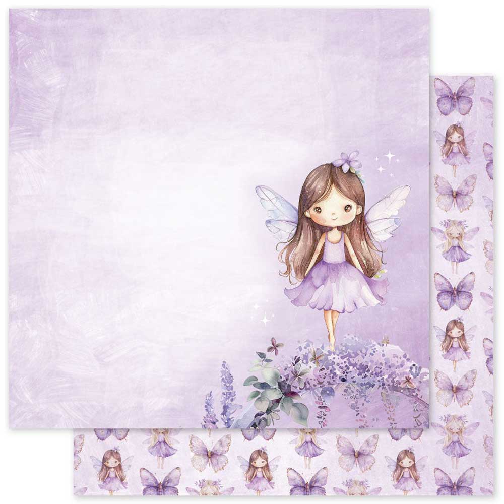 Paper Rose 12" x 12" Paper Pad - Lavender & Fairies Basics [33501] - Image 7