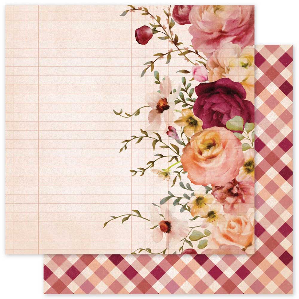 Paper Rose 12" x 12" Paper Pad - Vintage Rose Basics [33621] - Image 3