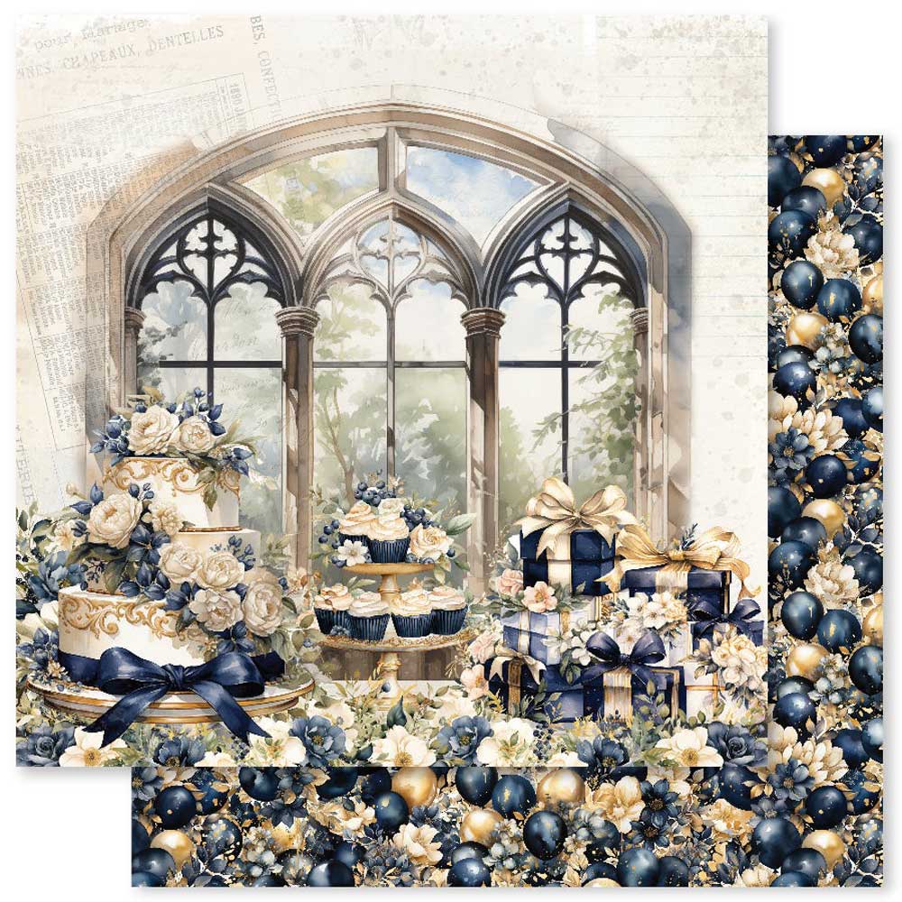 Paper Rose 12" x 12" Paper Pad - Wedding Blooms [31701] - Image 4