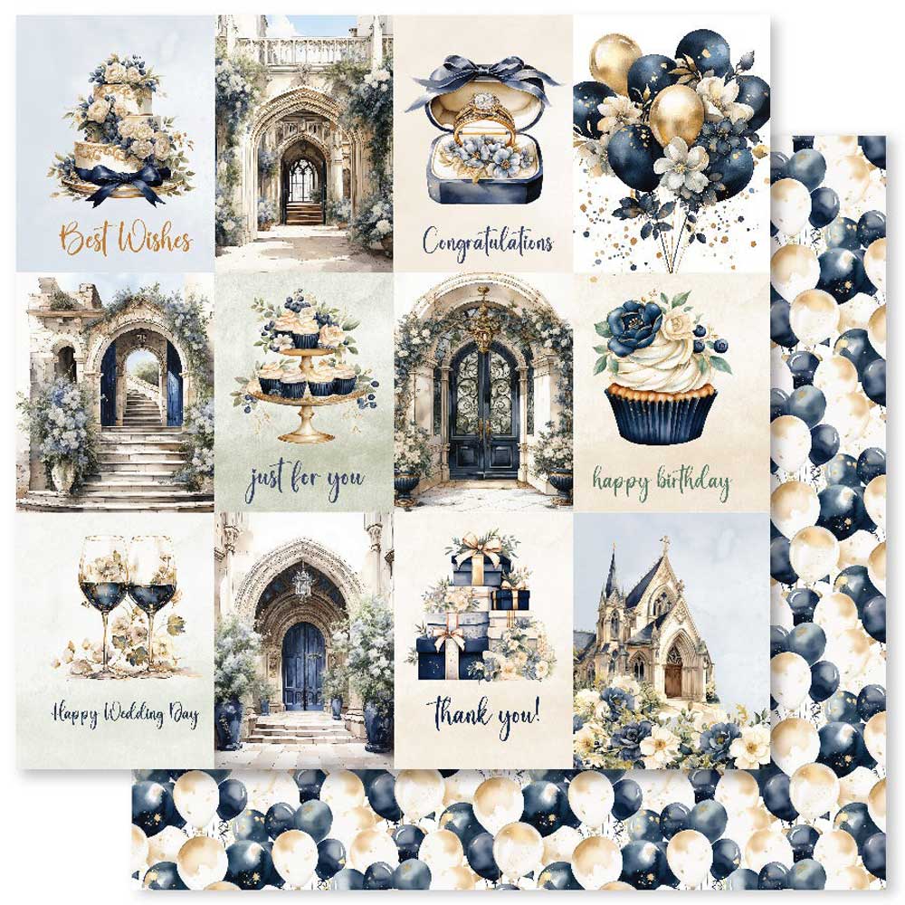 Paper Rose 12" x 12" Paper Pad - Wedding Blooms [31701] - Image 6