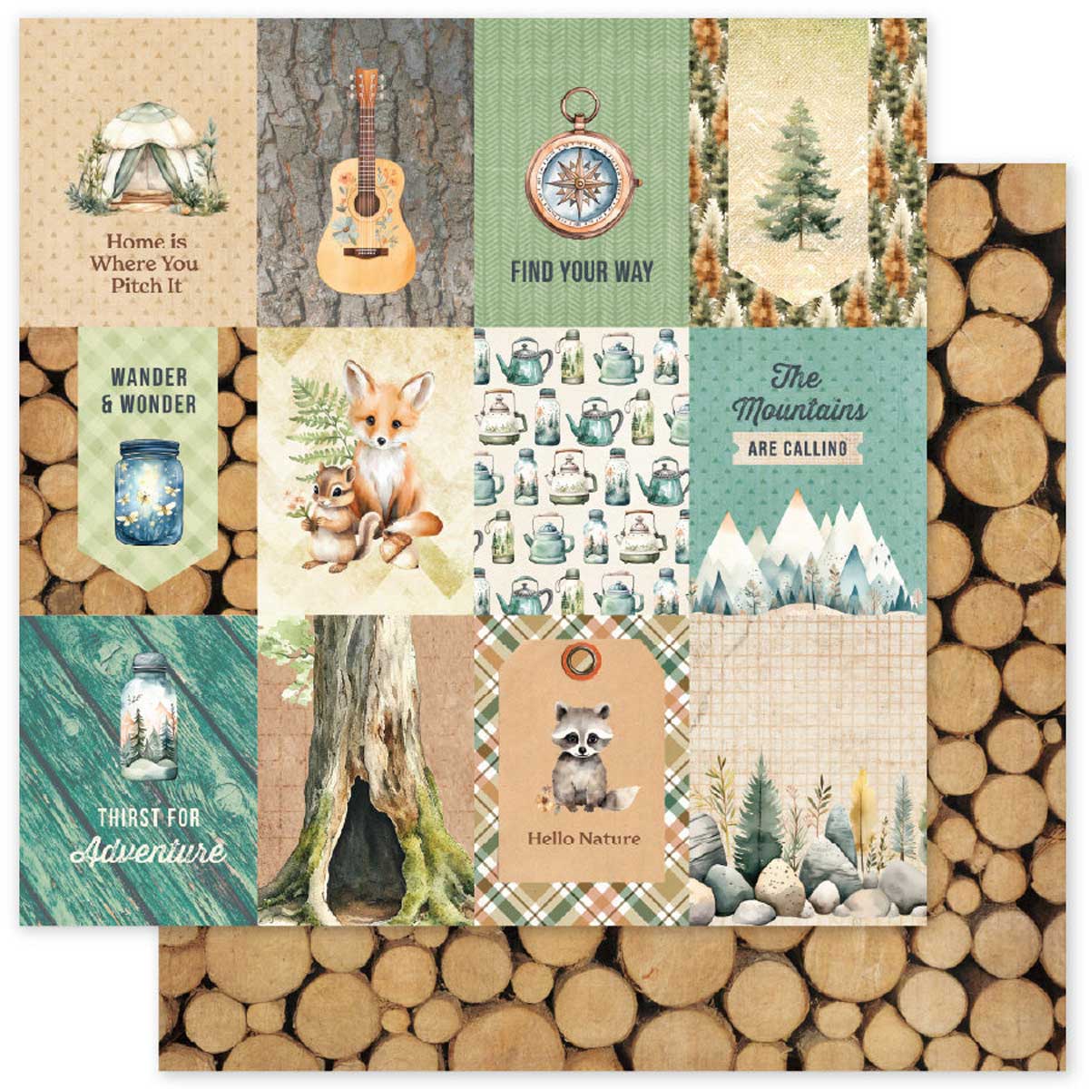 Paper Rose Campfire Tales Collection - 12" x 12" Paper Collection [36733] - Image 6