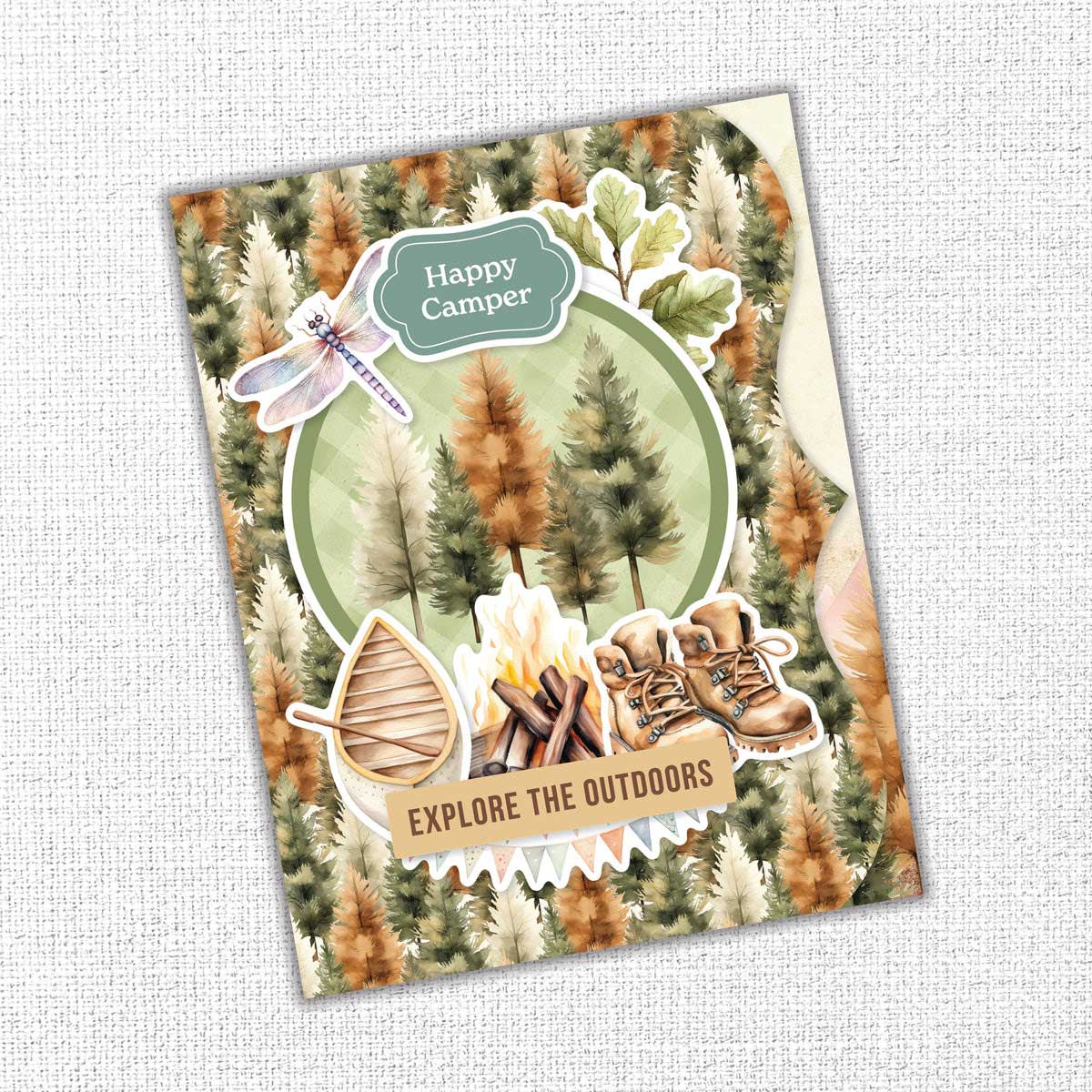 Paper Rose Campfire Tales Collection - Mini Junk Journal Folio Kit [36796] - Image 2
