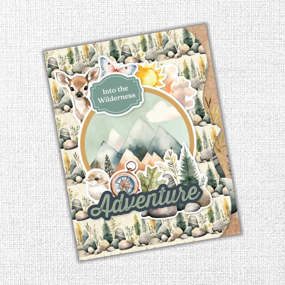 Paper Rose Campfire Tales Collection - Mini Junk Journal Folio Kit [36796] - Image 3