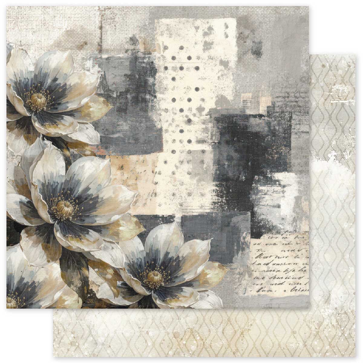 Paper Rose Ink & Ivory Collection - 12" x 12" Paper Collection [36709] - Image 2