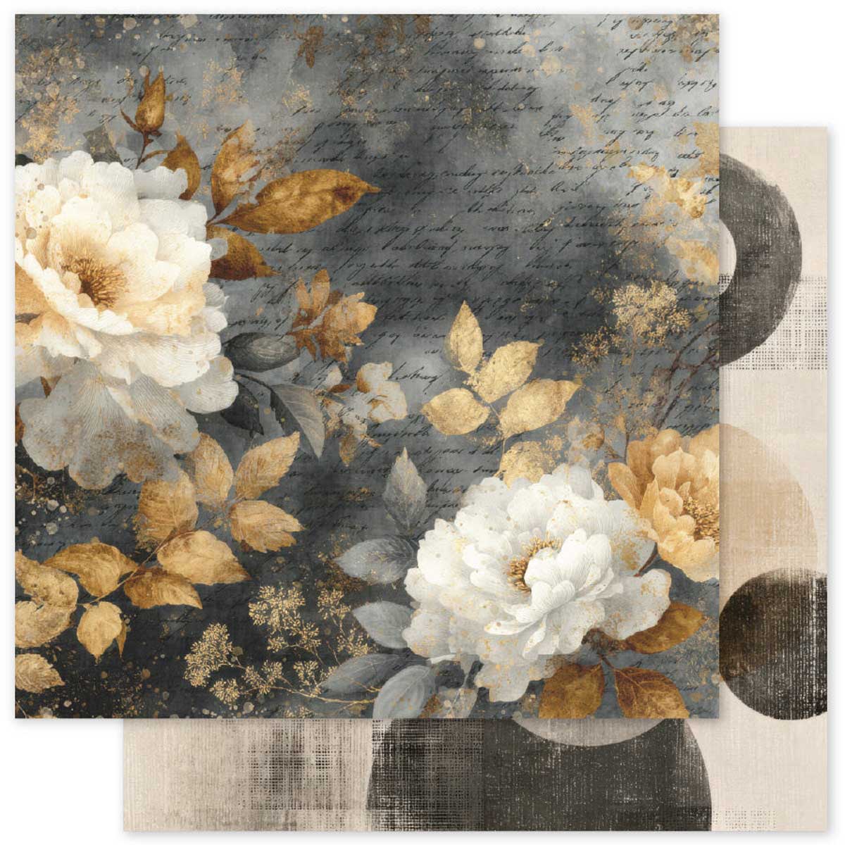 Paper Rose Ink & Ivory Collection - 12" x 12" Paper Collection [36709] - Image 7