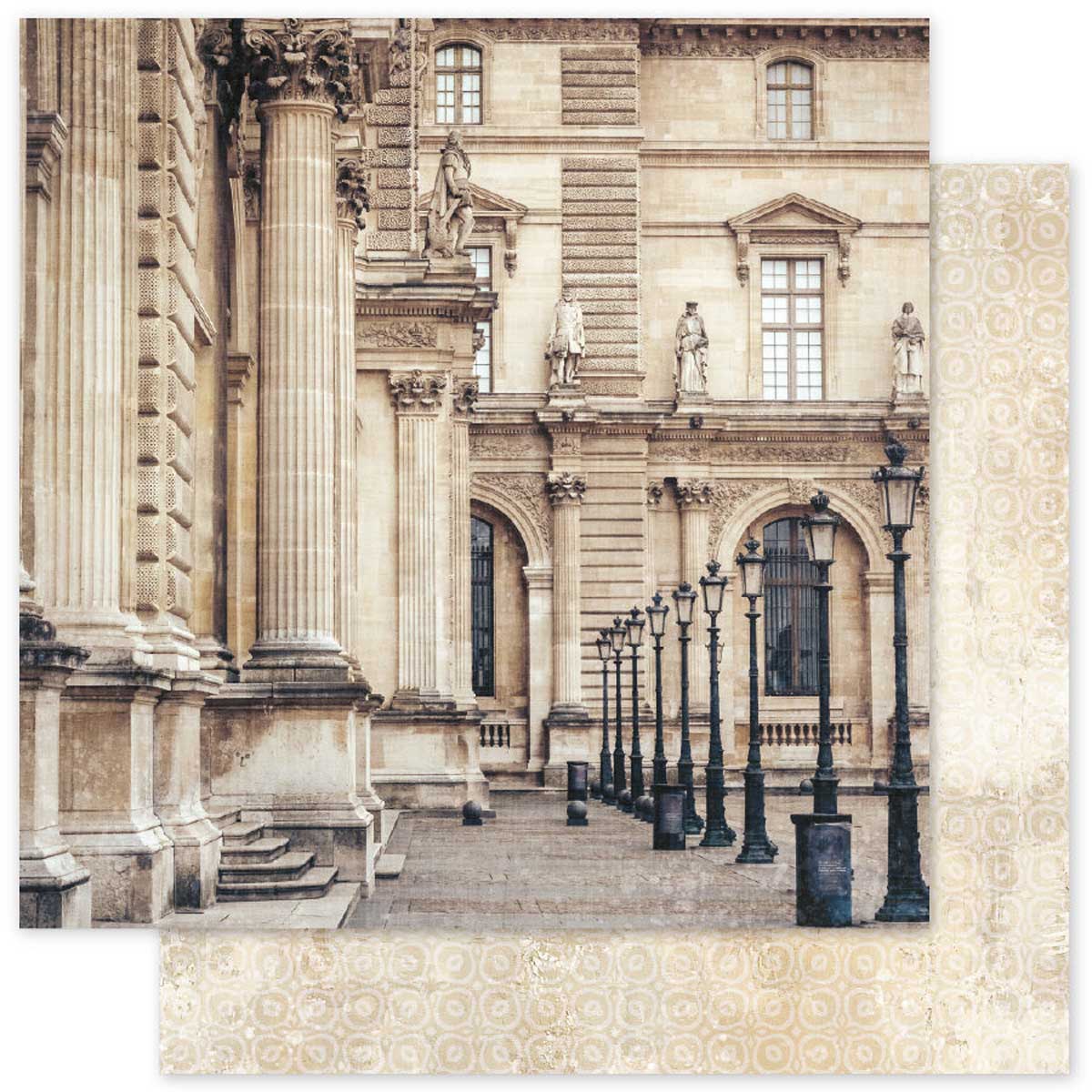 Paper Rose Ink & Ivory Collection - 12" x 12" Paper Collection - Basics [36823] - Image 5