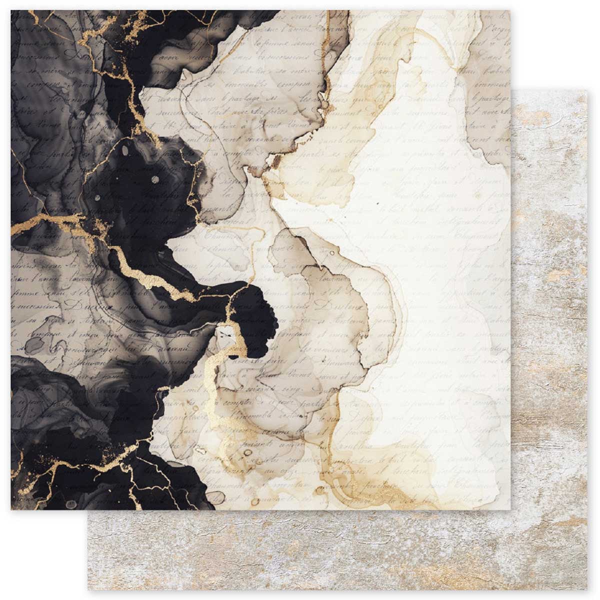 Paper Rose Ink & Ivory Collection - 12" x 12" Paper Collection - Basics [36823] - Image 7