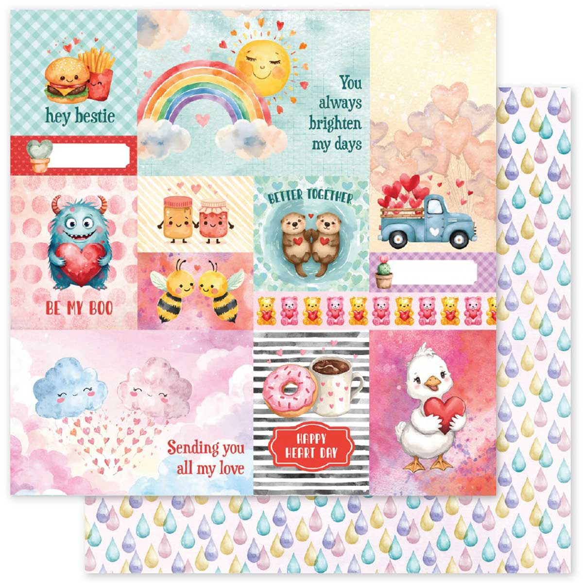 Paper Rose Perfect Pairs Collection - 12" x 12" Paper Collection [35779] - Image 2