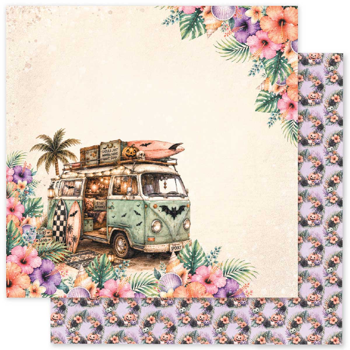 Paper Rose Spooky Summer Collection - 12" x 12" Paper Collection - Basics [37264] - Image 2
