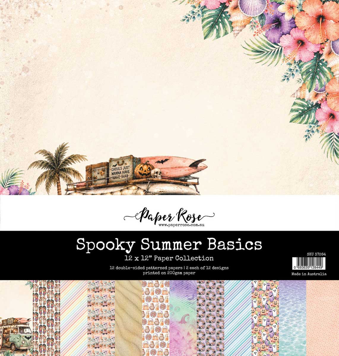 Paper Rose Spooky Summer Collection - 12" x 12" Paper Collection - Basics [37264]