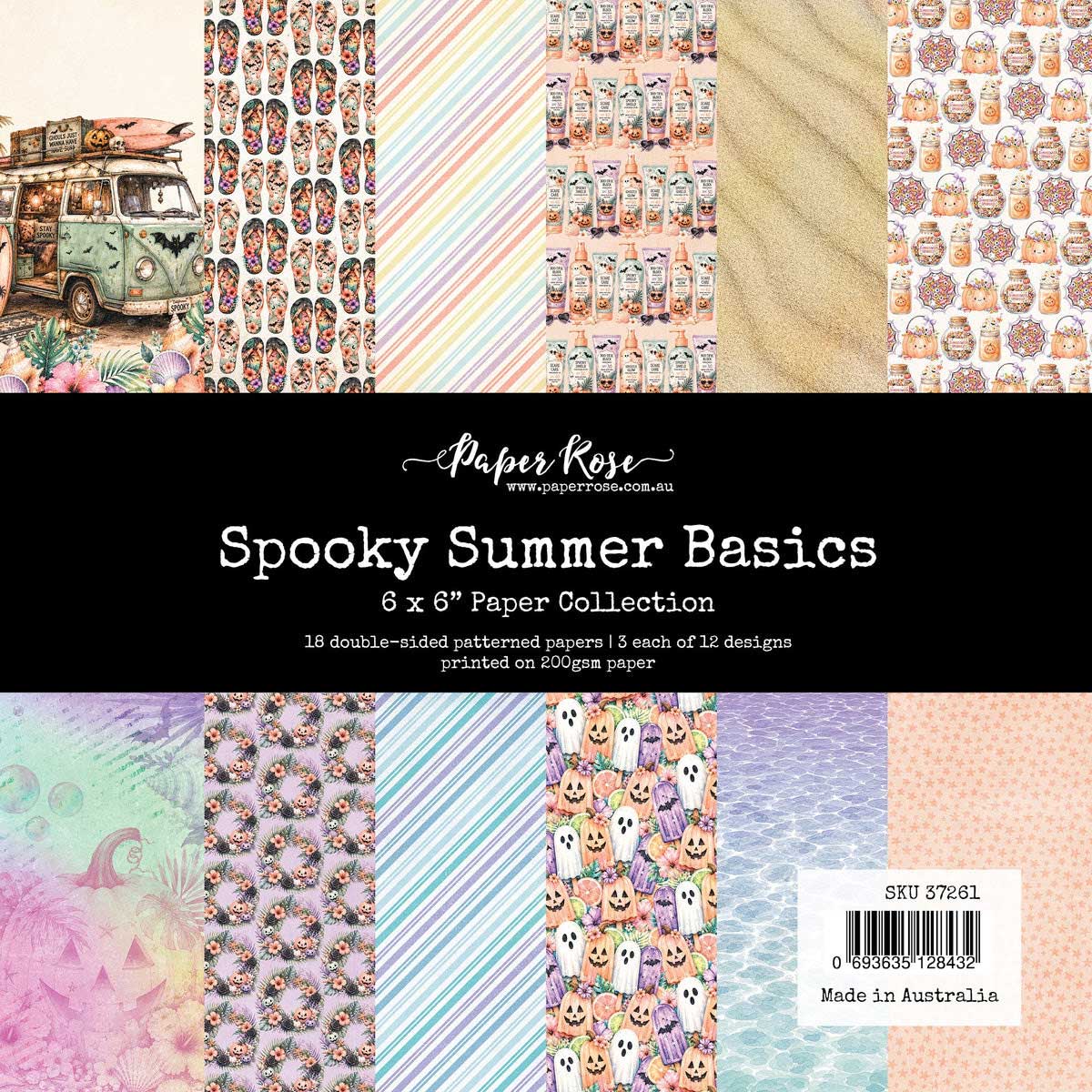 Paper Rose Spooky Summer Collection - 6" x 6" Paper Collection - Basics [37261]
