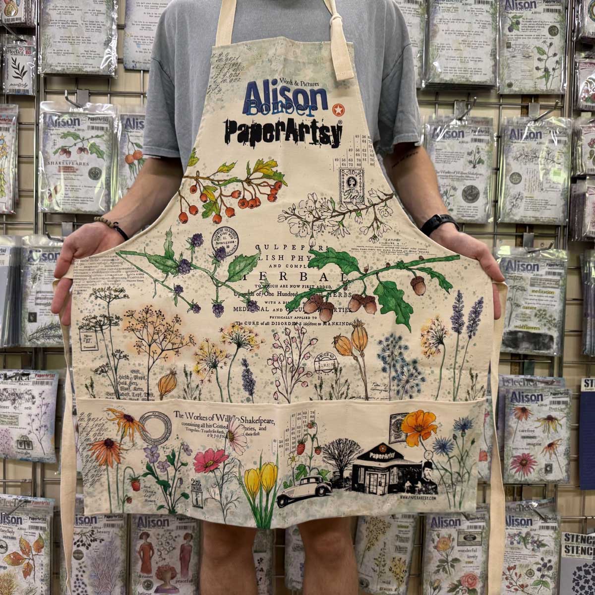 PaperArtsy / Alison Bomber Limited Edition Apron [PA-APRON-AB]
