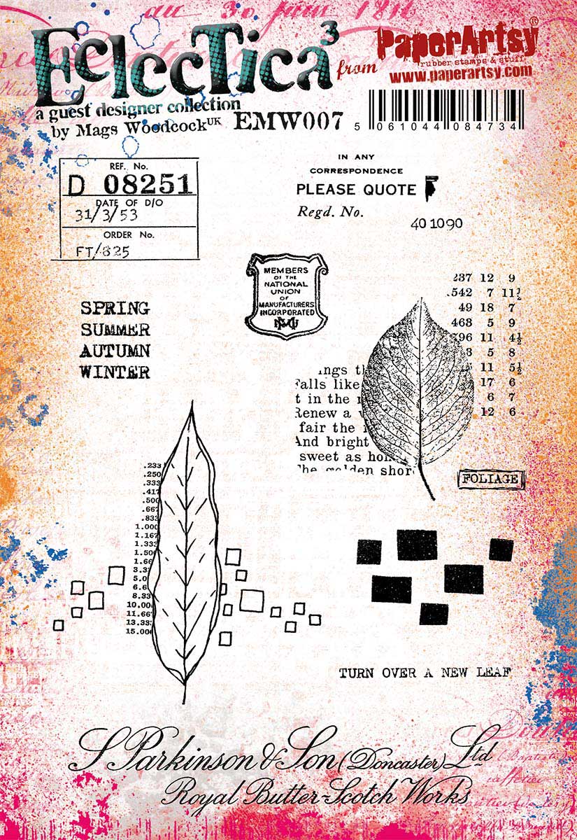 PaperArtsy Eclectica by Mags Woodcock - EMW007